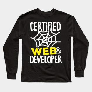 Certified Web Developer Long Sleeve T-Shirt